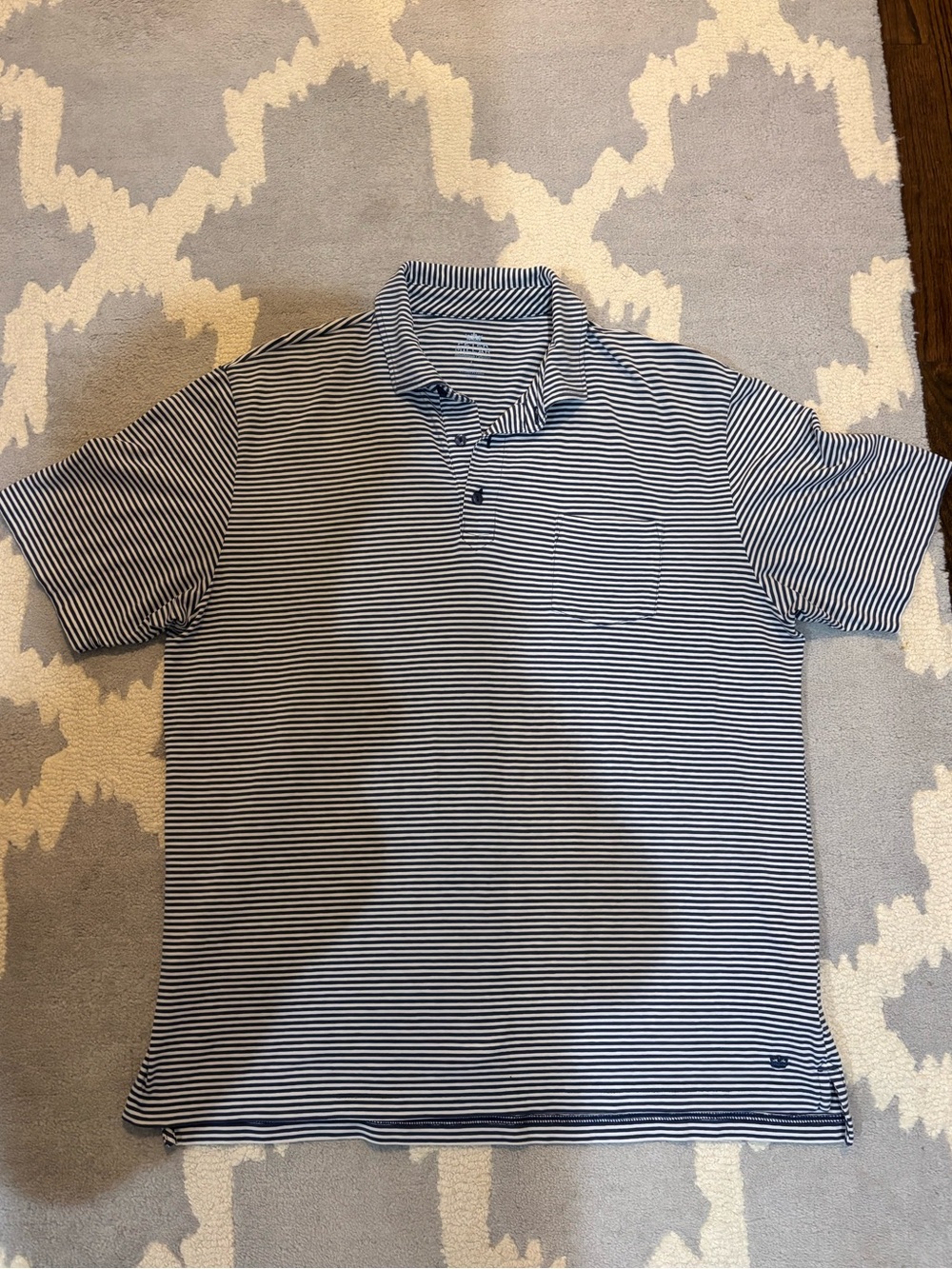Peter Millar Mountainside Collection Cotton-Blend Striped Pocket Polo